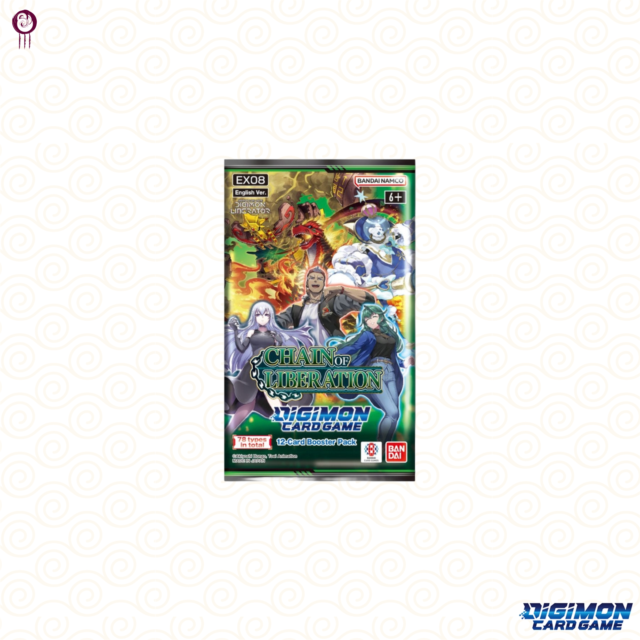 BAMI Anime | Digimon Card Game EX08 Chain of Liberation Booster EN — BAMI