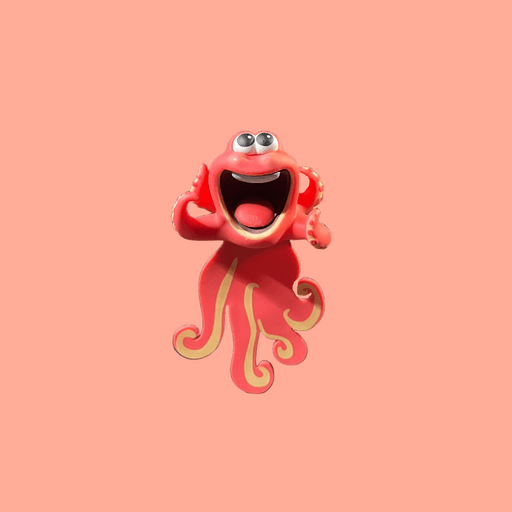 BAMI Anime | OUCH!! Bookmark | Screaming Octopus